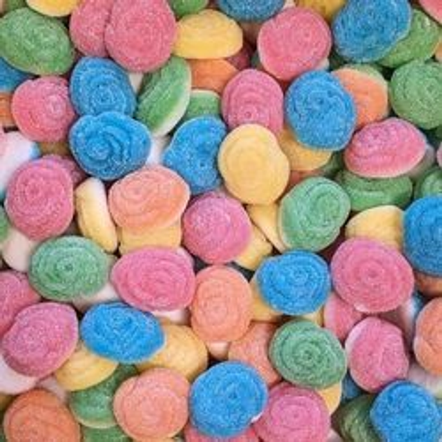 Fleurs flower power sucrées 100g