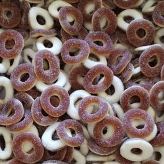 Anneaux sucré cola 100g
