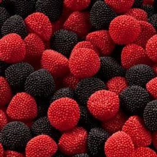 Mûres perlées rouge et noire 100g